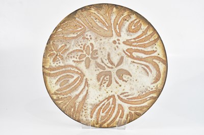 Lot 1248 - CAROL MCLACHLAN; a ribbed ceramic pottery bowl,...