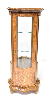 Lot 61 - A Sorrento marquetry inlaid walnut glazed...