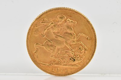 Lot 1039 - A George V full sovereign, 1911.