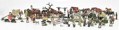 Lot 1402 - BRITAINS; a large quantity of lead and other...