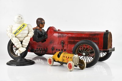 Lot 2253 - A cast iron Mr Bibendum (Michelin Man), height...