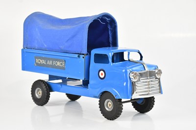 Lot 664 - TRI-ANG; a Junior RAF tinplate lorry, with RAF...
