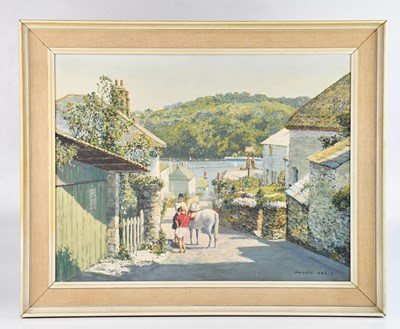 Lot 1393 - DONALD GREIG; oil on canvas, 'White Pony,...