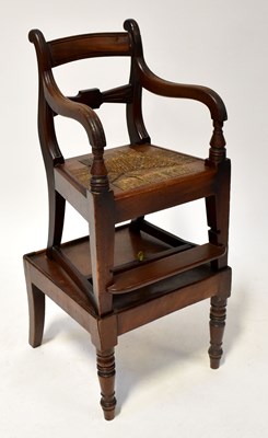 Lot 97 - A Regency mahogany children's metamorphic...