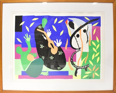 Lot 606 - AFTER HENRI MATISSE; colour lithograph, 'The...