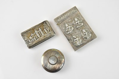 Lot 443 - NATHANIEL MILLS; a hallmarked silver castle...