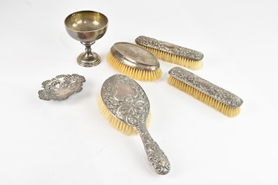 Lot 564 - A hallmarked silver goblet, Chester 1911,...