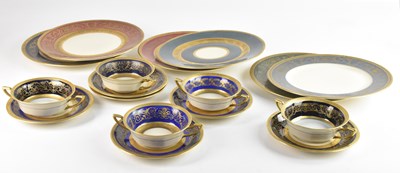 Lot 1282 - ROSENTHAL; a part ivory dinner service with...