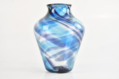 Lot 69 - HARTLEY WOOD; an art glass vase of shouldered...