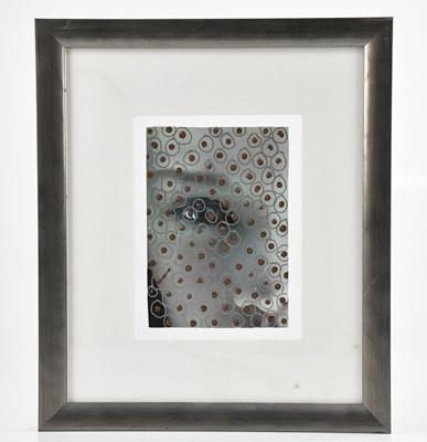 Lot 1729 - WENDY ANDERSON; mixed media, abstract, signed...