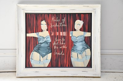 Lot 1723 - ANGELA SMYTH; acrylic on board, 'Rules of...