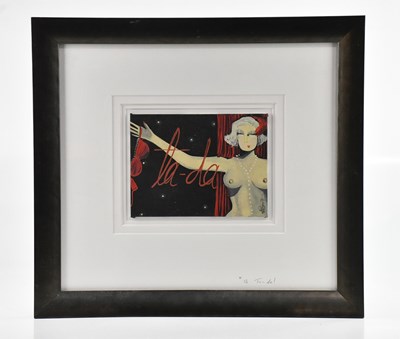 Lot 1726 - ANGELA SMYTH; gouache, 'Ta-Da', signed, 15 x...