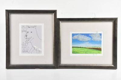 Lot 1724 - PATRICIA PALMER; watercolour, landscape, on...