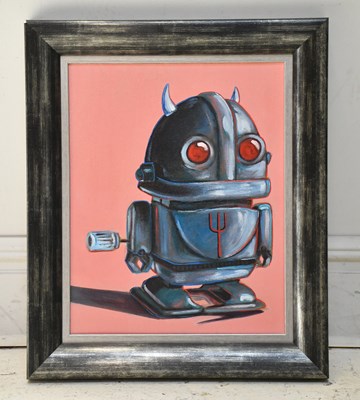 Lot 1704 - CANDICE KEEGAN (American); oil on canvas,...