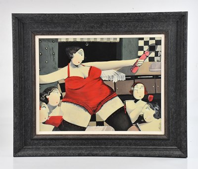 Lot 1700 - ANGELA SMYTH; gouache on board, 'Size Does...