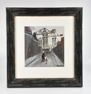 Lot 160 - MALCOLM TEASDALE (born 1944); acrylic, man and...