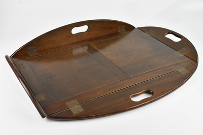 Lot 2127 - A reproduction folding butler's tray, length...