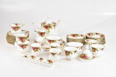 Lot 1288 - ROYAL ALBERT; a part tea service in the 'Old...