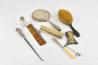 Lot 383 - A collection of decorative hallmarked silver...