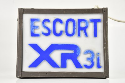 Lot 2203 - A vintage style Ford Escort XR31 light box, 21...
