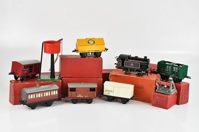 Lot 1403 - HORNBY; an O gauge No 40 locomotive, with a No...