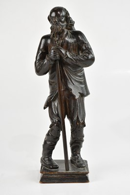 Lot 2214 - A late 18th century European carved figure of...