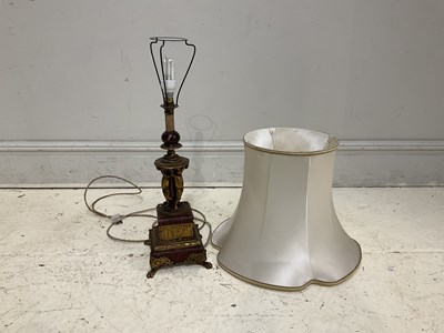 Lot 2326 - A late 19th century gilt metal and rouge...