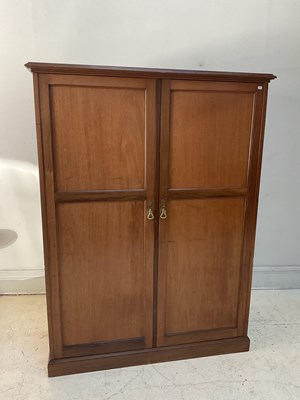 Lot 2025 - An early 20th century mahogany two door...