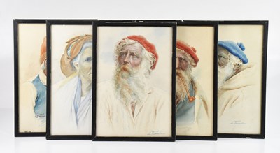 Lot 1250 - ANTONIO ENRICO FIORENTINO (1894-1962); six...