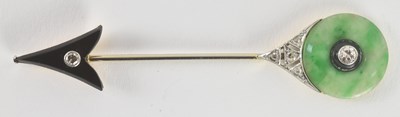Lot 1386 - A 1920s/30s Art Deco 18ct yellow gold and...