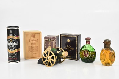 Lot 2505 - COGNAC; a collection of seven miniatures,...