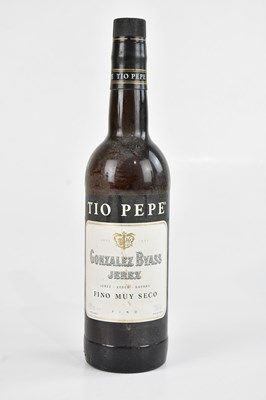 Lot 2555 - SHERRY; a bottle of Tio Pepe Gonzales Byass...