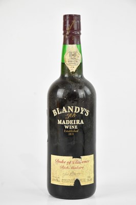 Lot 2556 - MADEIRA; a bottle of Blandy's Duke of Clarence...