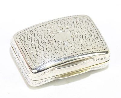 Lot 2349 - JOHN SHAW; a George III hallmark silver...