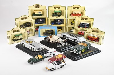 Lot 1550 - A small collection of model diecast vehicles...