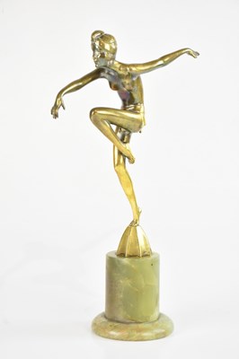 Lot 126 - JOSEF LORENZL (1892-1950); an Art Deco bronze...