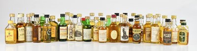 Lot 2452 - WHISKY; a collection of forty-nine whisky...