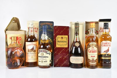 Lot 2463 - WHISKY; a collection of seven bottles...