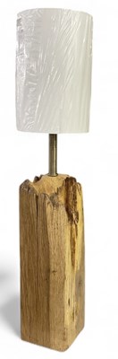 Lot 100 - A hand crafted table lamp formed from...