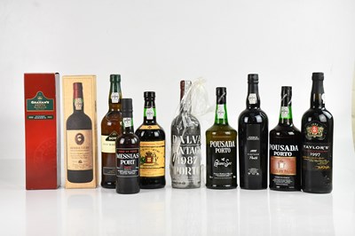 Lot 2544 - PORT; a collection of various bottles...