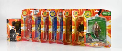 Lot 1573 - DOCTOR WHO; a collection of nine figure...