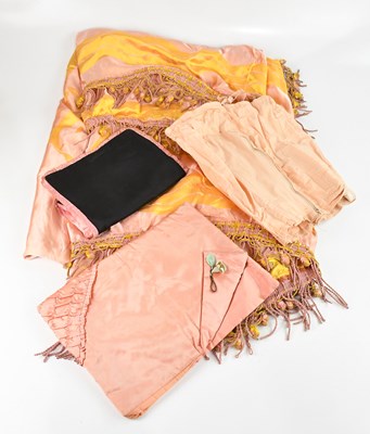 Lot 2428 - A 1930s shawl, with two nightdress holders and...