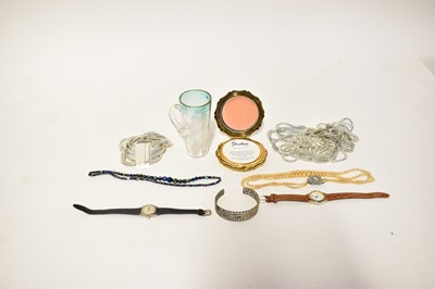 Lot 1025 - A mixed lot of costume jewellery, to include...