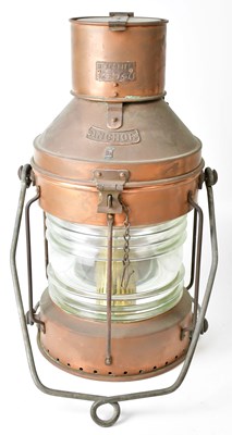 Lot 393 - A ships Meteorite brass bulk head lamp, no....
