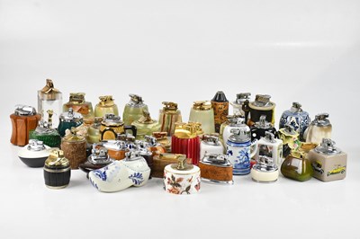 Lot 2244 - A large collection of onyx and ceramic table...