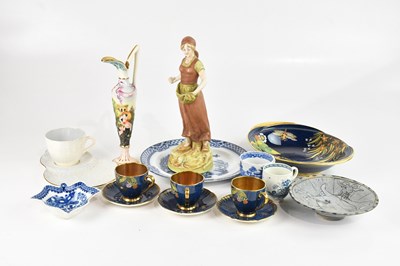 Lot 1149A - A collection of ceramics including a Royal Dux...