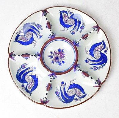 Lot 124 - ROYAL COPENHAGEN; an hors d'oeuvres dish in...