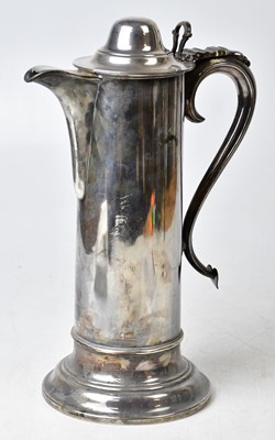 Lot 708 - A silver plated ecclesiastical domed topped...
