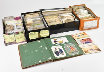 Lot 195C - A large quantity of comic/humorous postcards,...