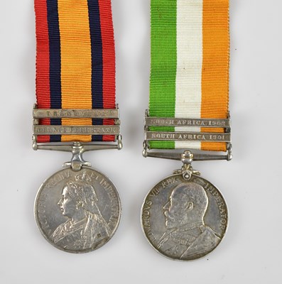 Lot 240A - A Queen's South Africa medal with bars for...